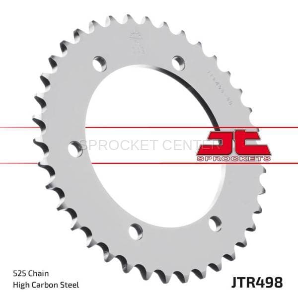 JT Sprockets (#JTR498) 525 Pitch Steel Rear Sprocket