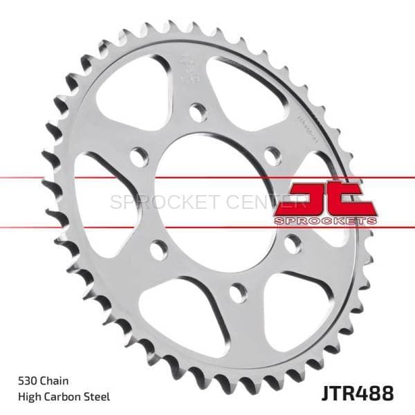 JT Sprockets (#JTR488) 530 Pitch Steel Rear Sprocket