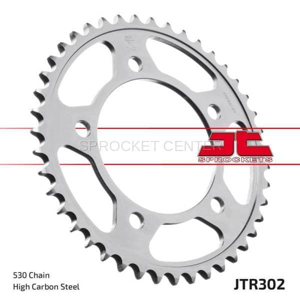 JT SPROCKETS (#JTR302) 530 Pitch Steel Rear Sprocket - HONDA
