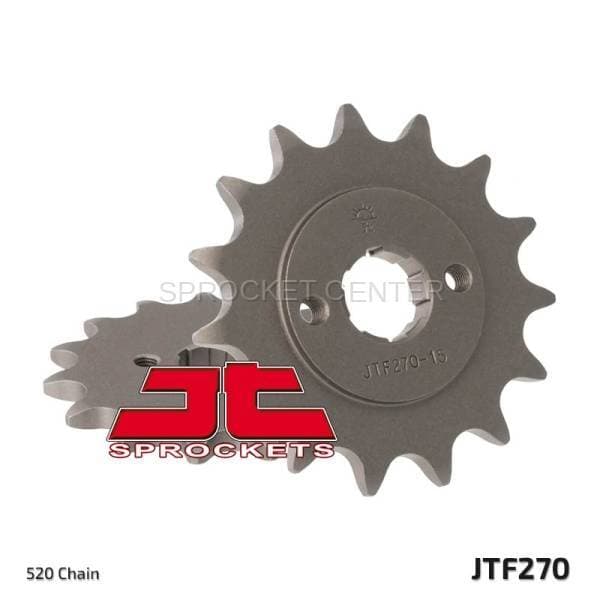 JT Sprockets (#JTF270) 520 Pitch Chromoly-Steel Front Sprocket - HONDA 250 Rebel / 250 Nighthawk