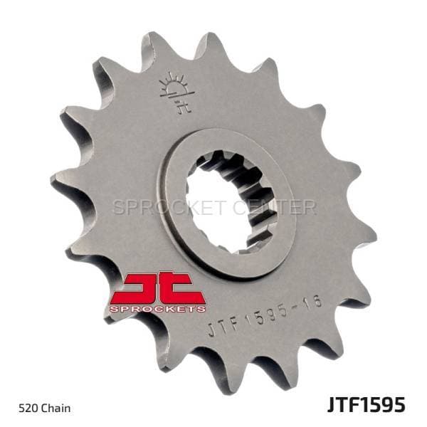 JT Sprockets (#1595.16) 520 Pitch Chromoly-Steel Front Sprocket - YAMAHA FZ6R / XJ6