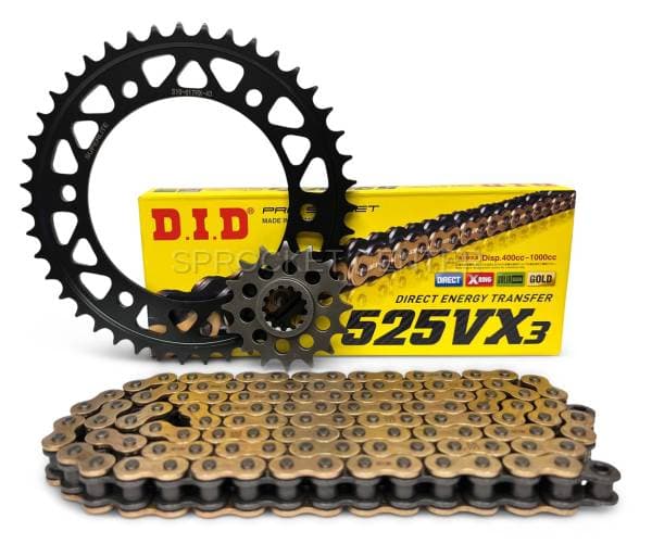 525 Chain Kit - SUPERLITE RSX Steel Sprocket Set with Choice of Chain - HONDA CBR 600RR ('03-06)