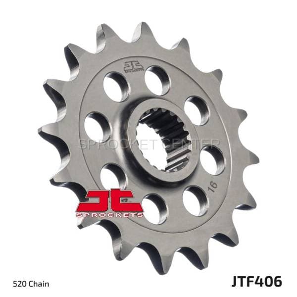 JT Sprockets (#JTF406) 520 Pitch Chromoly-Steel Front Sprocket BMW G310