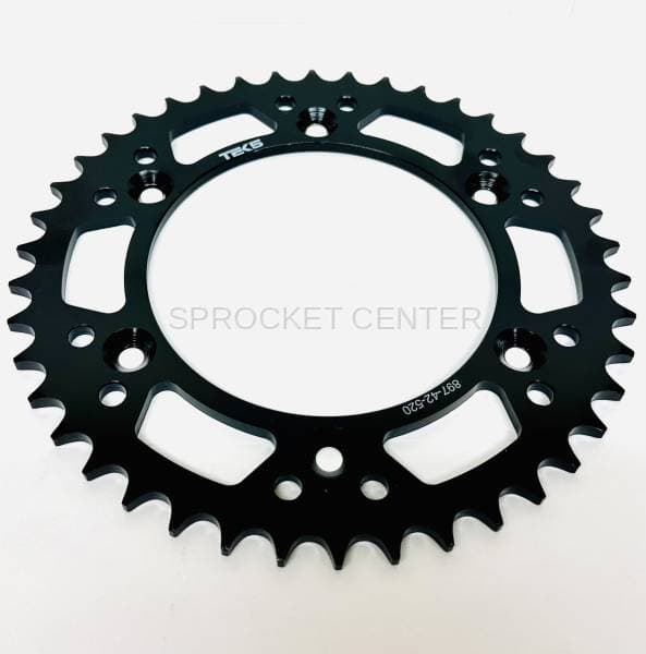SUPERLITE SPROCKETS (#TK897) TEK5 Design 520 Pitch Steel Rear Sprocket - GAS/HUSQ/KTM/CF/KOVE