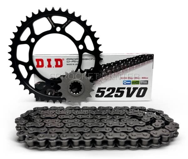 525 Chain Kit - Steel Sprocket Set with Choice of Chain - YAMAHA YZF-R7 ('22-25)