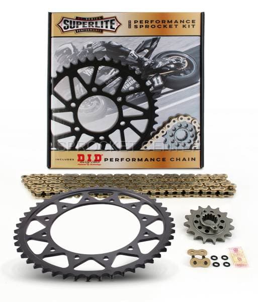 520 Sprocket Kit - SUPERLITE Steel Sprocket Set with Choice of Chain - HUSQVARNA 650 TR Terra | Strada