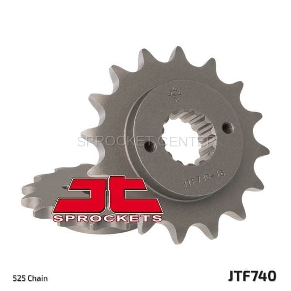 JT Sprockets (#JTF740) 525 Pitch Chromoly-Steel Front Sprocket - DUCATI