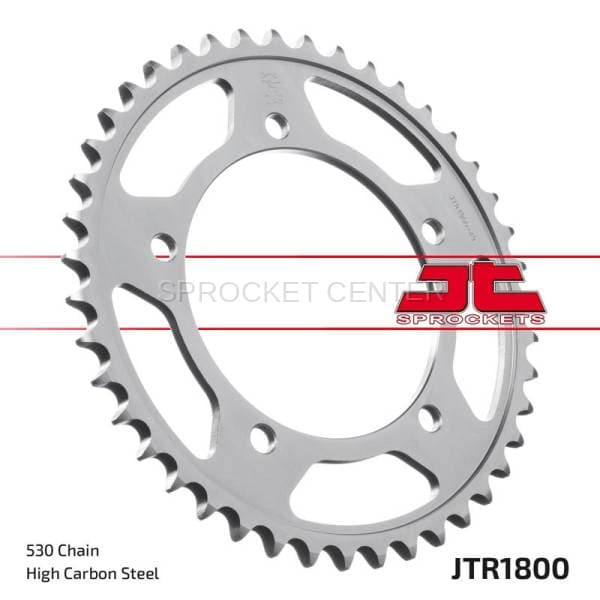 JT SPROCKETS (#JTR1800) 530 Pitch Steel Rear Sprocket - SUZUKI