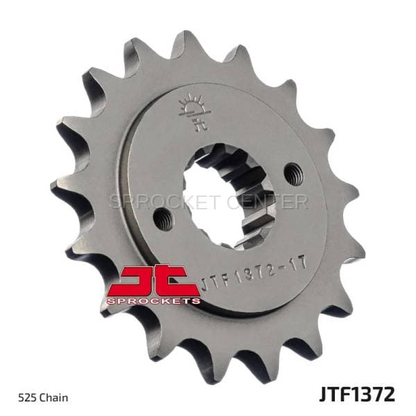 JT SPROCKETS (#JTF1372) 525 Pitch Chromoly-Steel Front Sprocket - HONDA