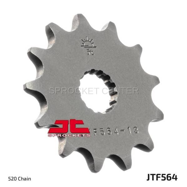 JT Sprockets (#JTF564) 520 Pitch Chromoly-Steel Front Sprocket - YAMAHA