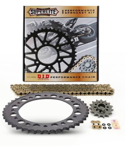 530 Chain Kit - SUPERLITE Steel Sprocket Set with Choice of Chain - HONDA VFR800 ('98-01)