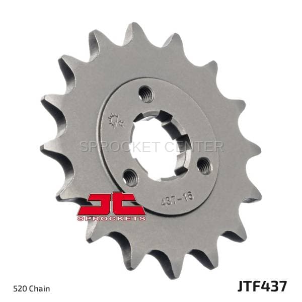 JT SPROCKETS (#JTF437) 520 Pitch Chromoly-Steel Front Sprocket - SUZUKI