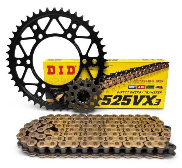 525 Chain Kit - SUPERLITE RSX Steel Sprocket Set with Choice of Chain - YAMAHA FZ09 | MT09 ('14-20)