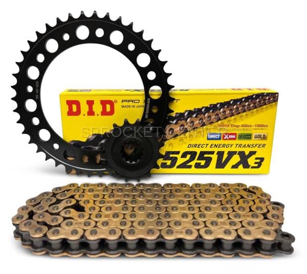 525 Chain Kit - SUPERLITE Steel Sprocket Set with Choice of Chain - BMW F650 GS ('08-13)