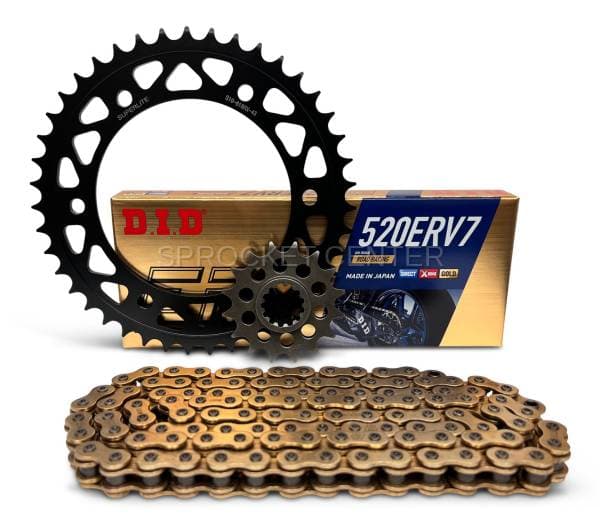 520 Conversion Kit - SUPERLITE RSX Sprocket Set with Choice of Chain - HONDA CBR 600 F4i '01-06
