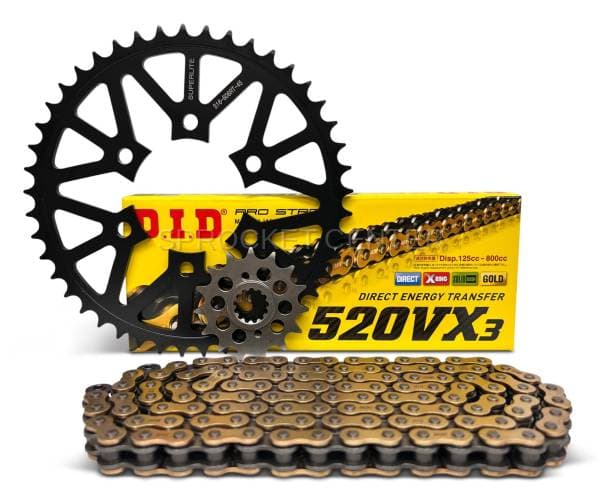 520 Chain Kit - SUPERLITE RSX Sprocket Set with Choice of Chain - KAWASAKI ZX-6R Ninja ('03-04)
