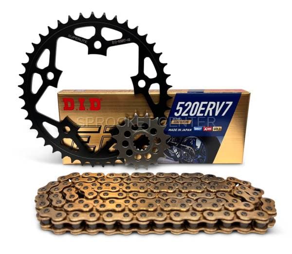 520 Conversion Kit - SUPERLITE RSX Sprocket Set with Choice of Chain - YAMAHA MT09 ('21-25)