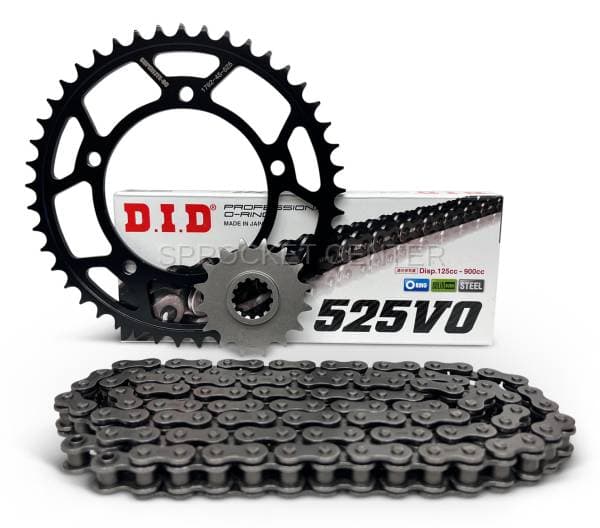 525 Chain Kit - TEK5 Steel Sprocket Set with Choice of Chain - SUZUKI GSXR 600 ('01-05)