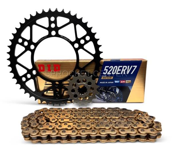 520 Chain Kit - SUPERLITE RSX Sprocket Set with Choice of Chain - APRILIA Tuono 660 FACTORY ('22-25)