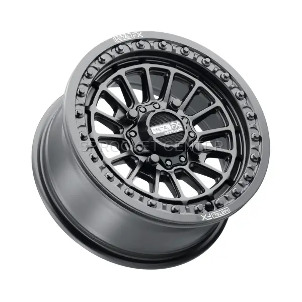 Metal FX DELTA Beadlock Wheel 15"x7" (4x156) SATIN BLACK