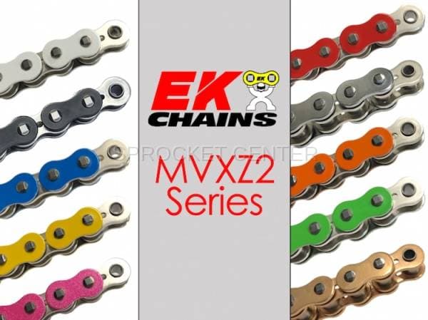 EK Chain 520 MVXZ-2 Quadra-X Ring Chain - (choose color & length)