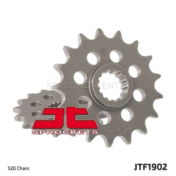 JT SPROCKETS (#JTF1902) 520 Pitch Chromoly-Steel Front Sprocket - HUSQ/KTM/CF/KOVE