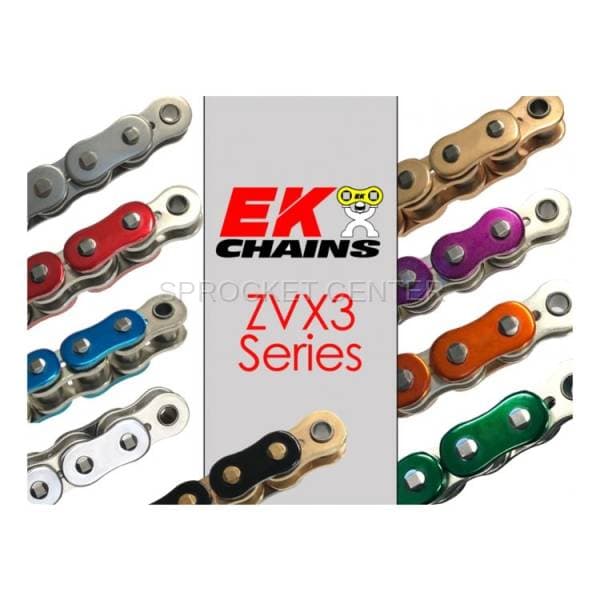 EK Chain 520 ZVX3 Heavy Duty X'Ring Chain - 8 COLORS (choose color / choose length)
