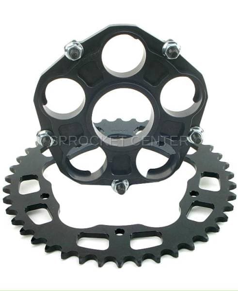 520 Pitch - SUPERLITE Complete Quick-Change Rear Sprocket Assembly (#PCD1-50607)