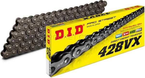 DID Chain 428 VX X'ring Chain - NATURAL (choose length)