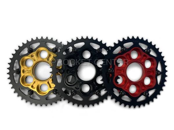520 Pitch - SUPERLITE Complete Rear Sprocket Quick-Change Assembly DUCATI V2 models