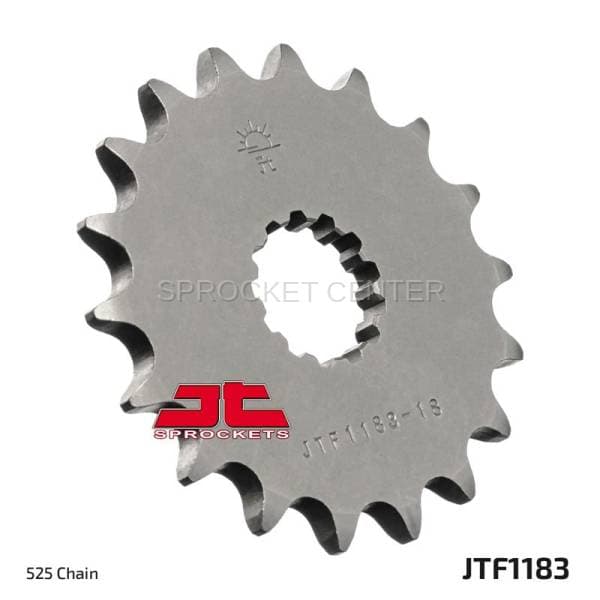 JT SPROCKETS (#JTF1183) 525 Pitch Chromoly-Steel Front Sprocket - TRIUMPH
