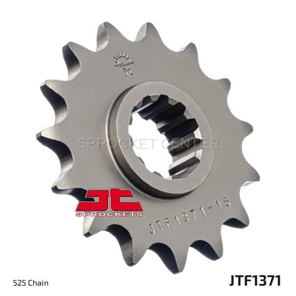 JT Sprockets (#JTF1371) 525 Pitch Chromoly-Steel Front Sprocket - HONDA