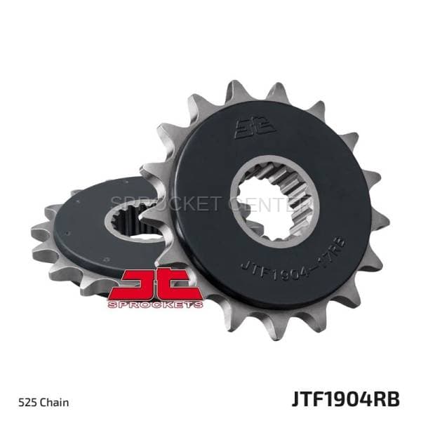 JT SPROCKETS (#JTF1904RB) 525 Pitch Rubber Dampened Front Sprocket - KTM