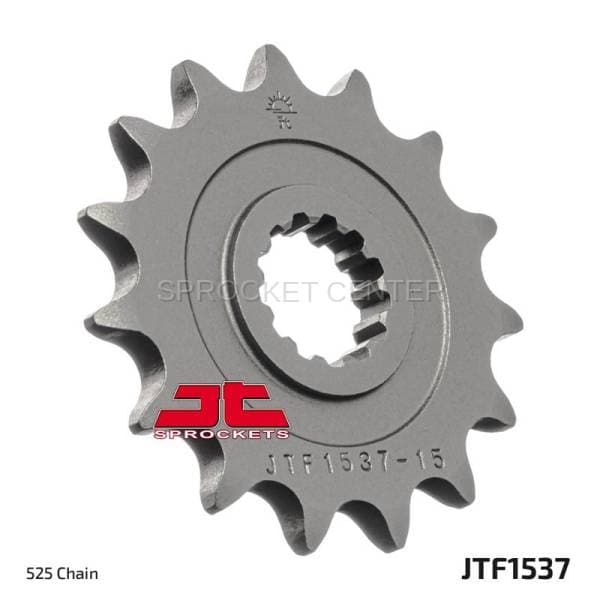 JT SPROCKETS (#JTF1537) 525 Pitch Chromoly-Steel Front Sprocket - KAWASAKI