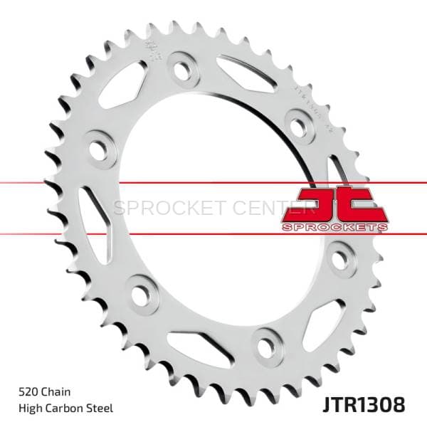 JT SPROCKETS (#JTR1308) 520 Conversion Steel Rear Sprocket - HONDA