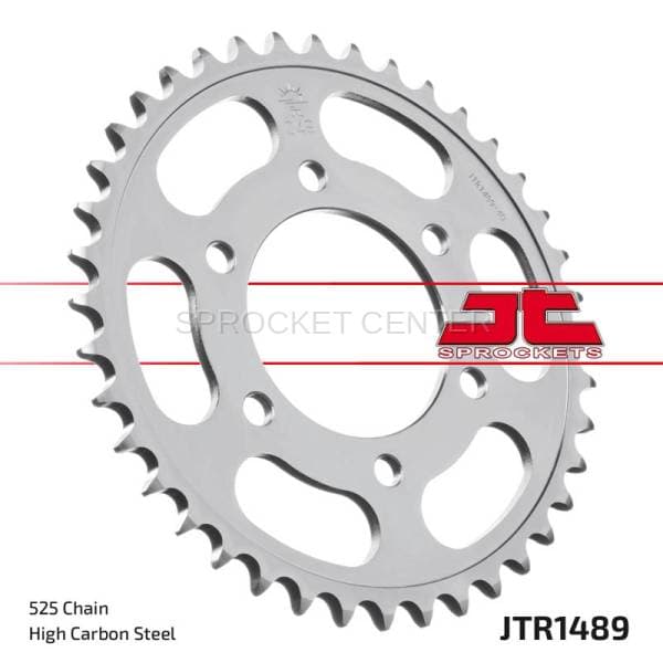 JT SPROCKETS (#JTR1489) 525 Pitch Steel Rear Sprocket - KAWASAKI