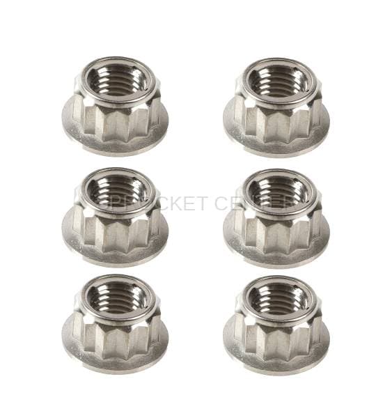 SUPERLITE - Titanium Locking Sprocket Nuts (M10x1.25) 4 colors