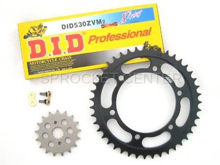 530 Chain Kit - TEK5 Steel Sprocket Set with Choice of Chain - SUZUKI GSX-R 1000 ('01-06)